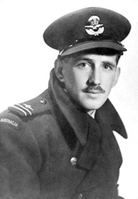 Flt Lt John Cecil Holmes, pilot of 460 Squadron, RAAF